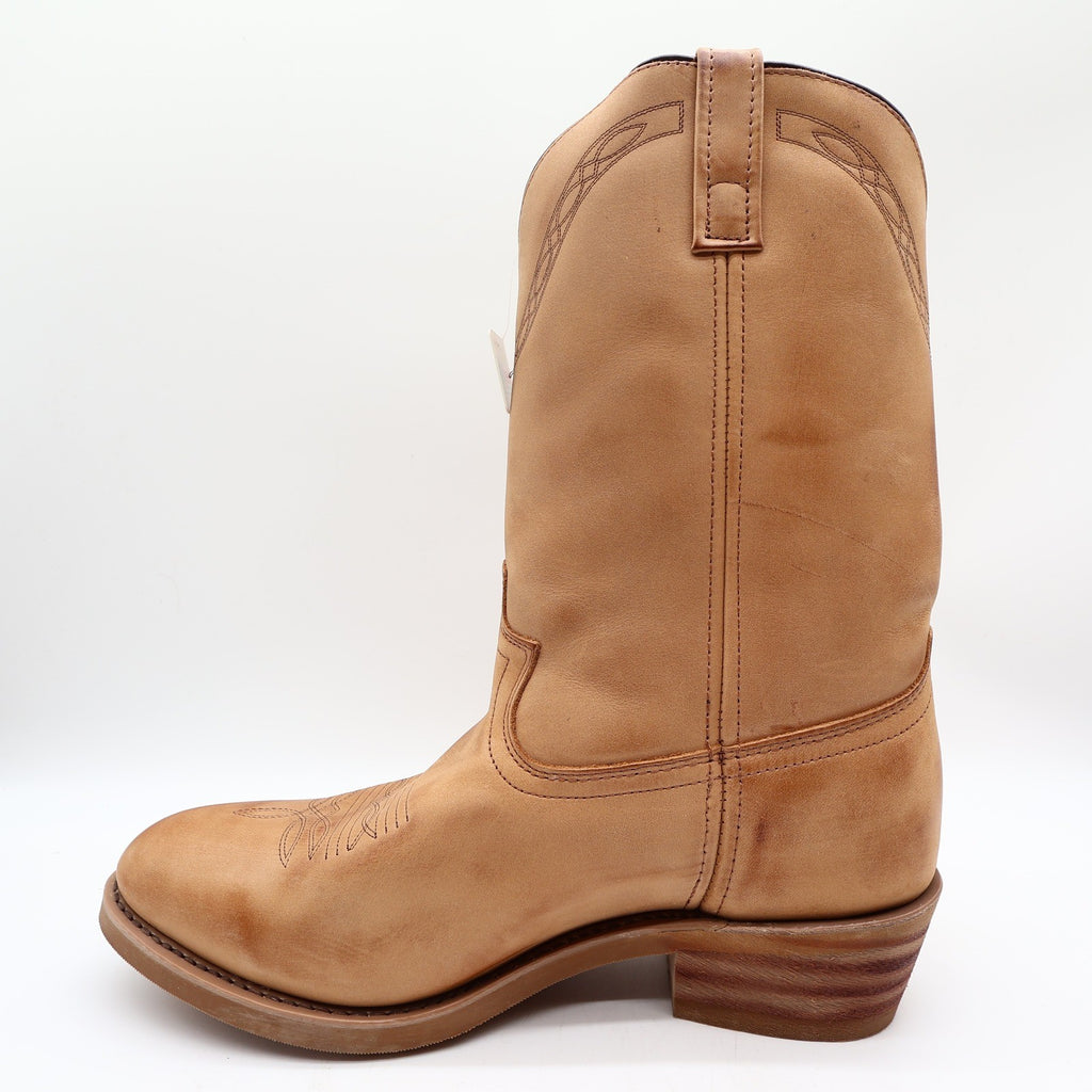 Laredo Y2K Western Boots Mens 12 D Tan Brown Leather Work Cowboy 2104 NIB - take2supply