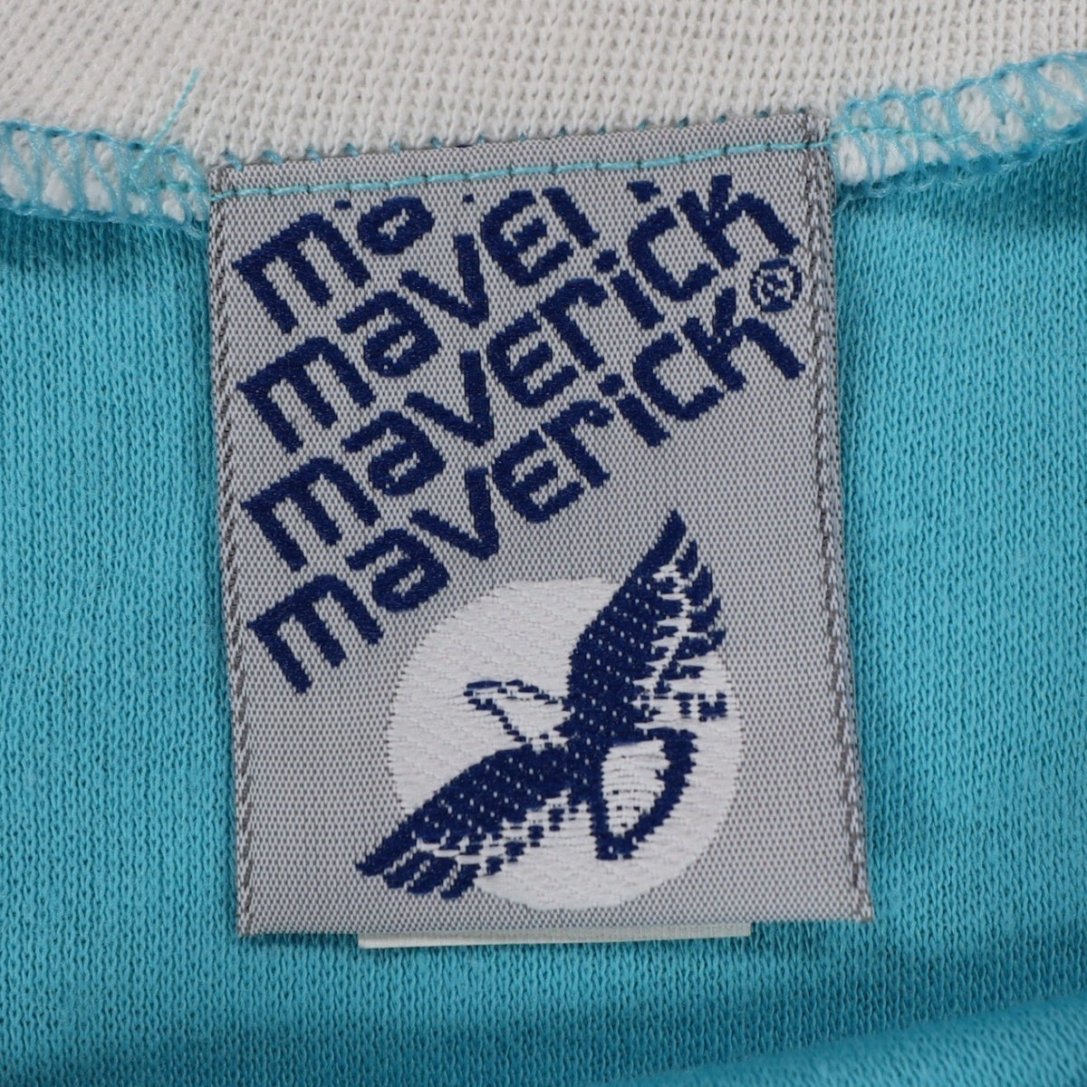 Maverick Vintage 80s Girls Large Aqua Blue Ringer Sleeveless T-Shirt NWT 1982 - take2supply