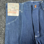 Maverick Vintage 70s Boot Flare Jeans Boys 16 Regular Blue Denim NWT Deadstock - take2supply