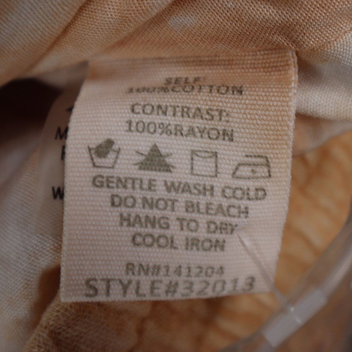 Hem & Thread Womens S Tan Cream Tie Dye Cotton Gauze Snap Bomber Jacket NWT - take2supply