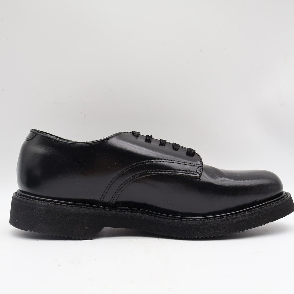 Carolina Uniform Service Oxford Mens 8.5 EE Wide Black Leather Shoes USA Made 32 - take2supply