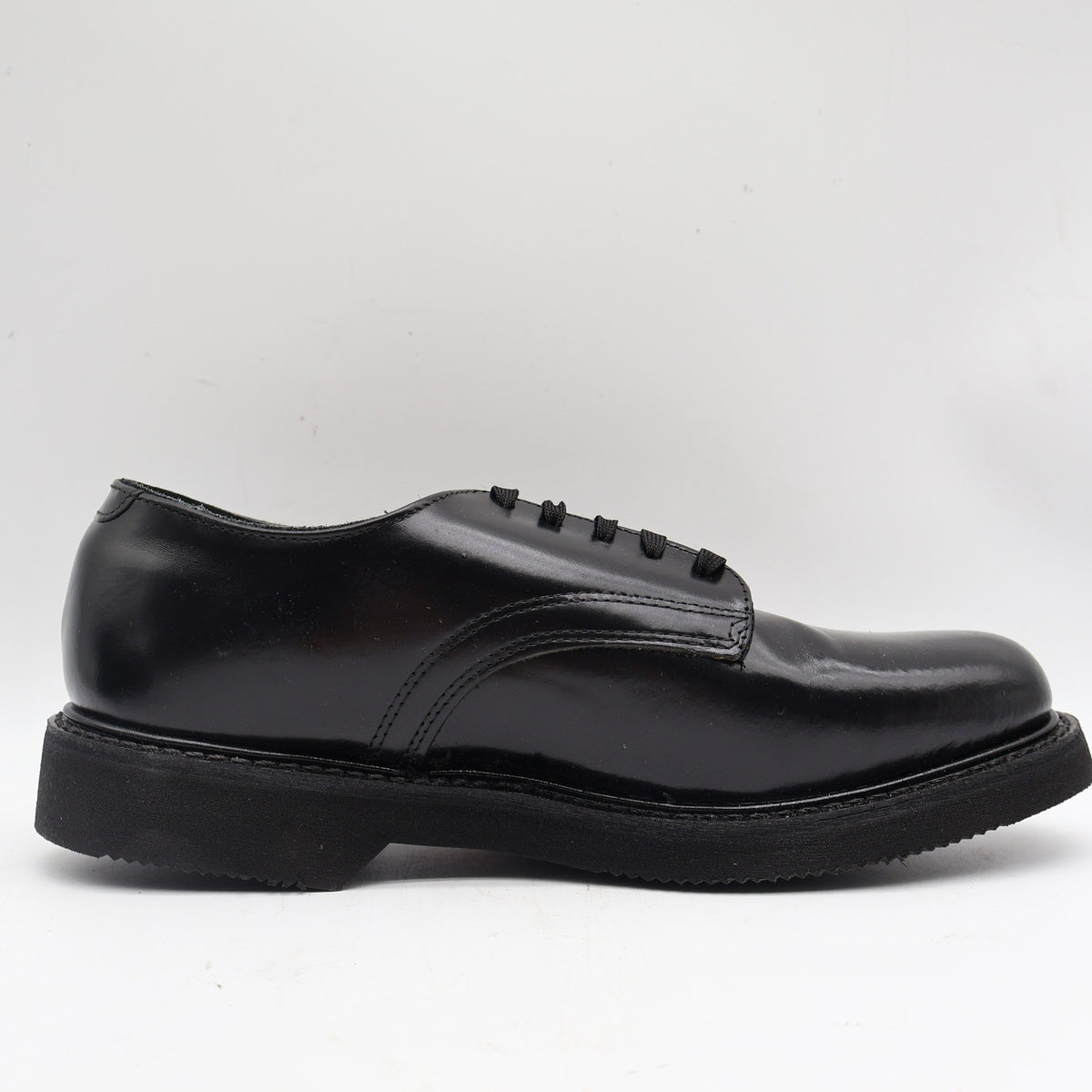 Carolina Uniform Service Oxford Mens 8.5 EE Wide Black Leather Shoes USA Made 32 - take2supply