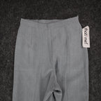 That's Me! Dress Pants Womens 8 Vintage 90s Steel Gray High Rise Straight Leg - take2supply