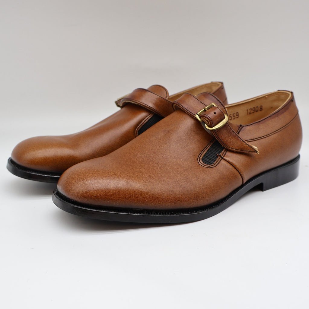 Young Explorers by Lyons Boys 13.5 Vintage Deadstock Leather Monk Strap Loafers - take2supply