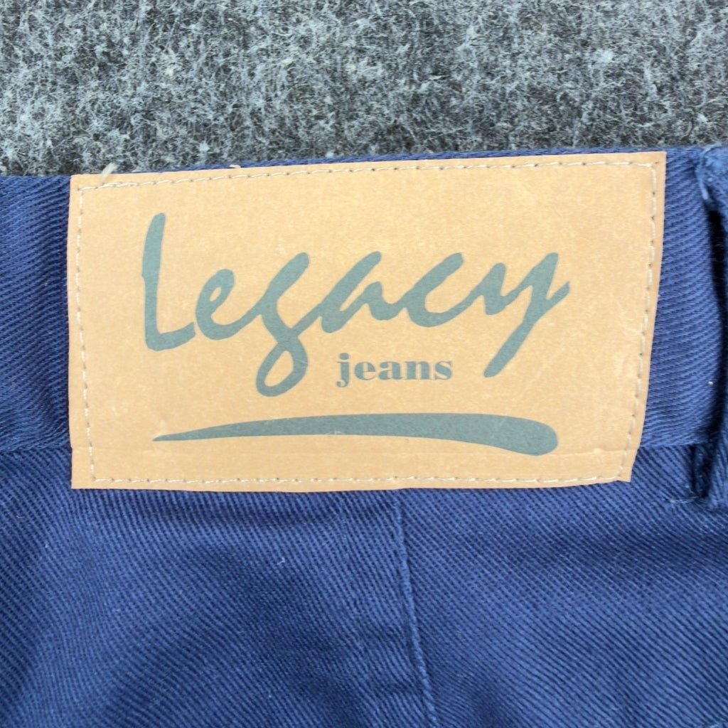 Legacy Vintage 90s Pleated Shorts Womens 11 Blue Cotton NWT - take2supply