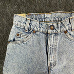 Levis 550 Jeans Boys 11 Slim Vintage 90s Light Acid Wash Denim Made in USA NWT - take2supply