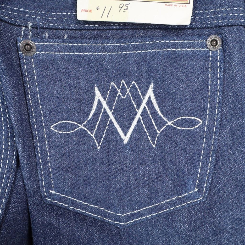 Maverick Straight Leg Jeans Boys 10 Reg Vintage Blue Cotton Blend Deadstock USA - take2supply