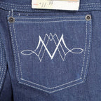 Maverick Straight Leg Jeans Boys 10 Reg Vintage Blue Cotton Blend Deadstock USA - take2supply