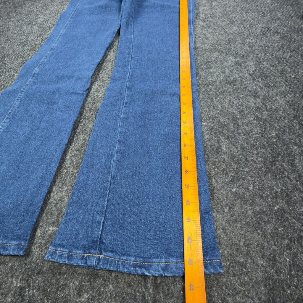Wrangler Y2K Cowboy Cut Jeans Womens 7/8 x 34 Blue Denim Bootcut NWT - take2supply