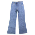 Key Vintage 70s Flare Jeans Boys 16 Reg W 27 L 29 Blue Cotton Deadstock NWT - take2supply