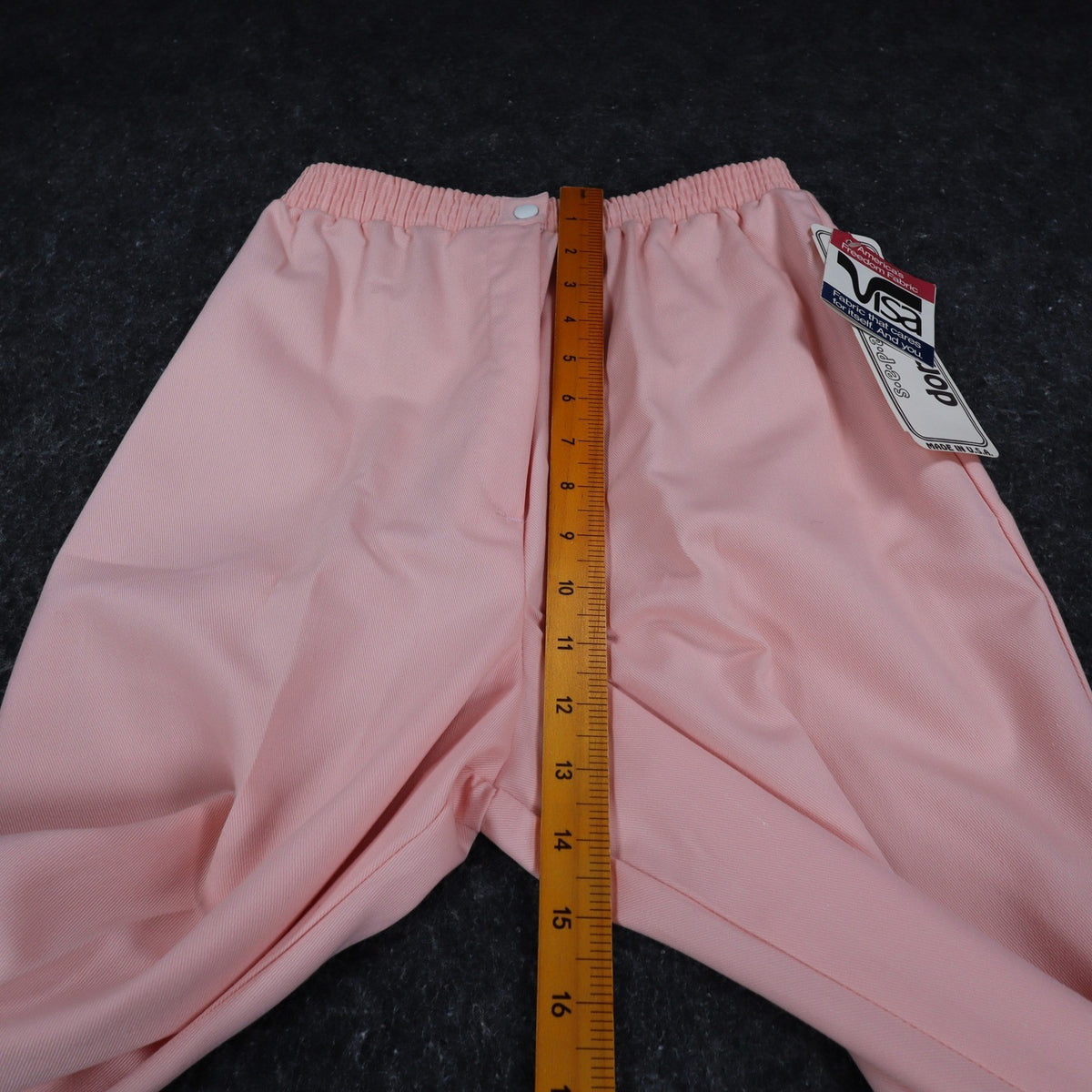 Donnkenny Vintage 80s Pink Pull On Pants Womens 10 Made in USA Deadstock NWT - take2supply