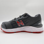 New Balance 680v3 Running Shoes Boys Size 12.5 Grey Red TechRide YP680LR - take2supply