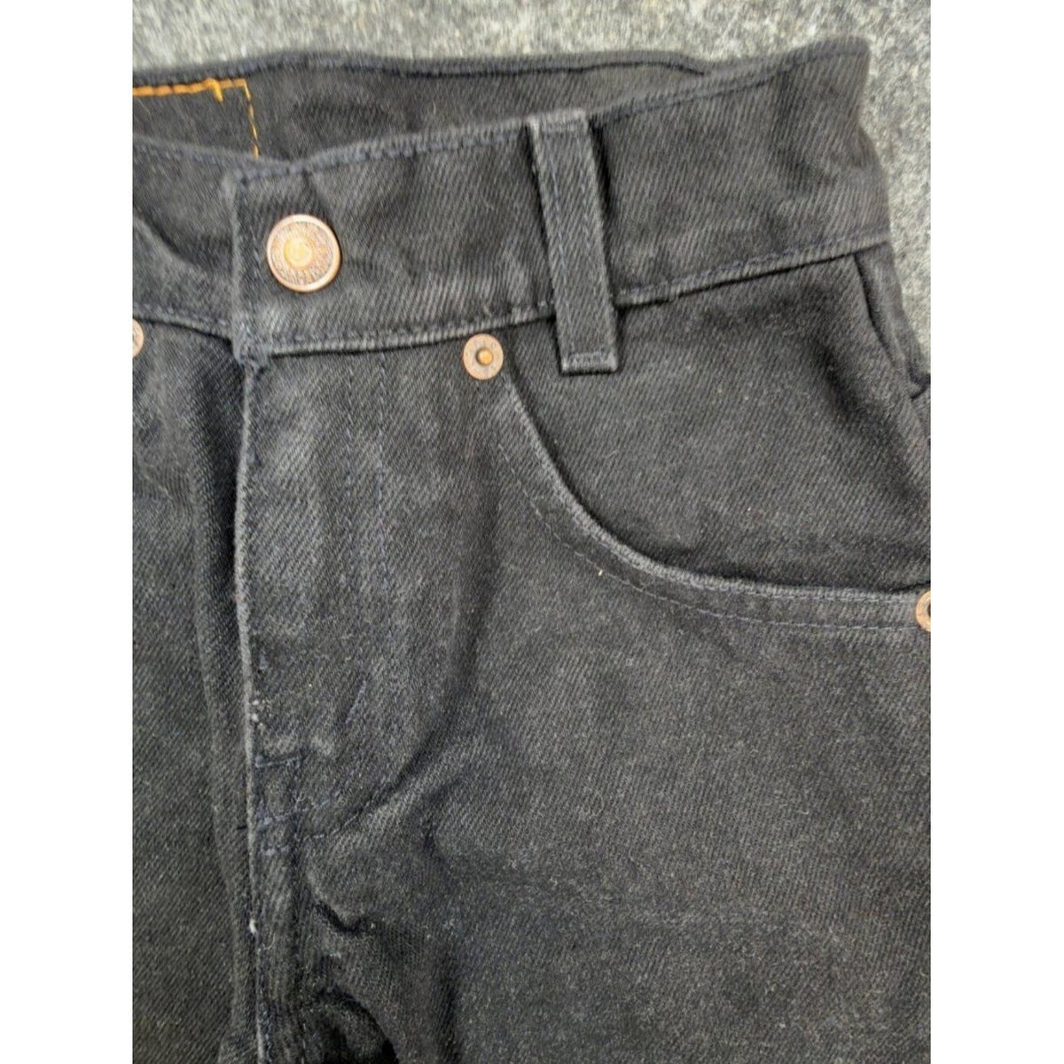 Levi's Vintage 90s 550 Jeans Toddler 4T Black Orange Tab USA NOS NWT - take2supply