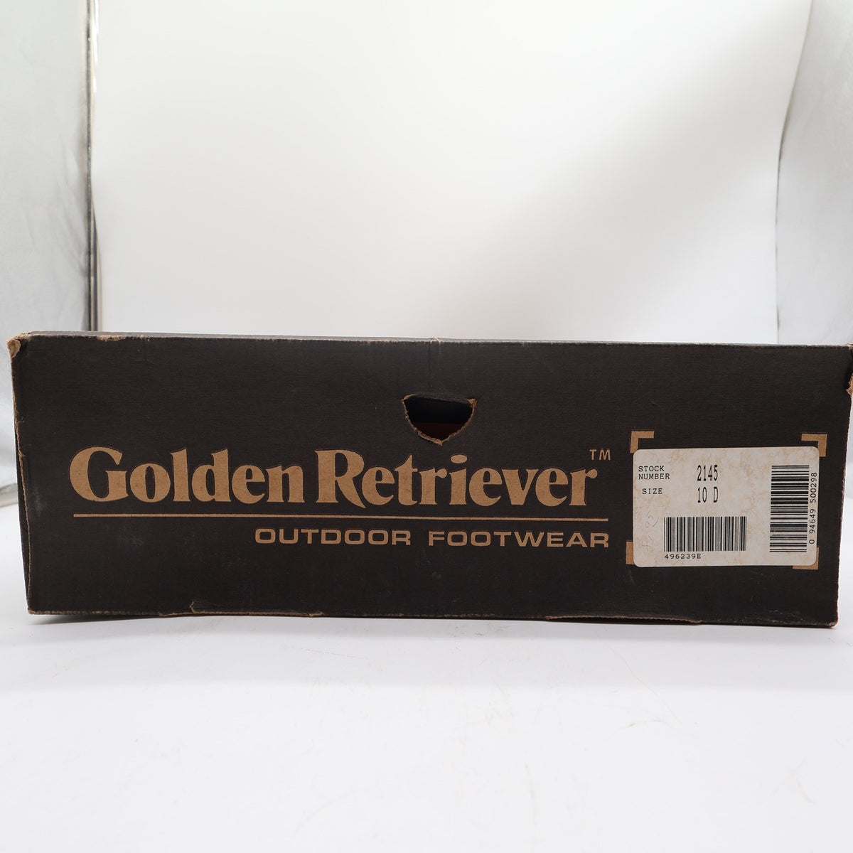 Golden Retriever Vintage Western Boots Mens 10 D Brown Leather NIB Made in USA - take2supply