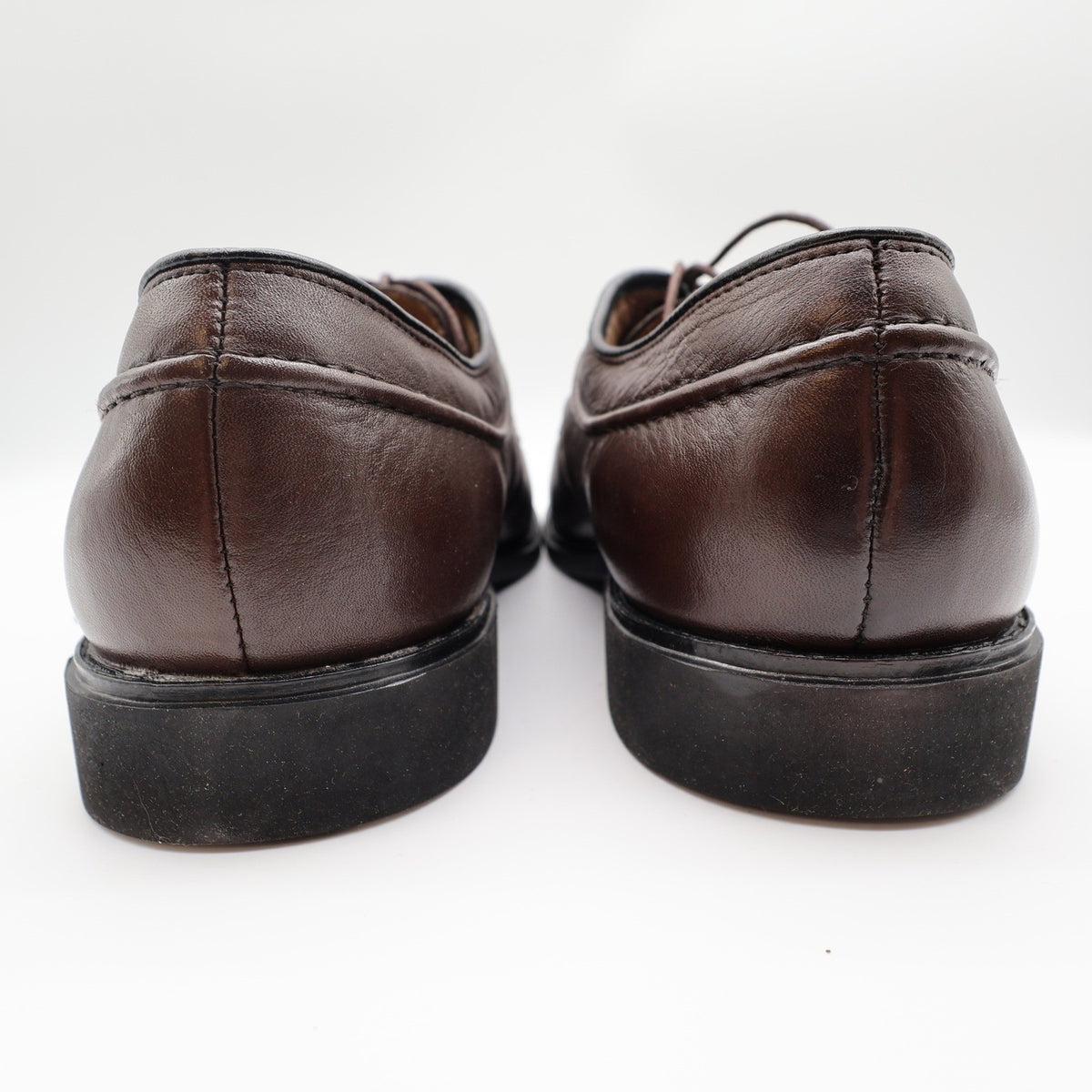 Hush Puppies Tribute Oxford Shoes Mens 10 M Dark Brown Leather Lace Up 16408 - take2supply