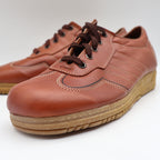 Walker Adirondack Oxford Shoes Mens 7.5 D Vintage Brown Leather Made in USA NOS - take2supply