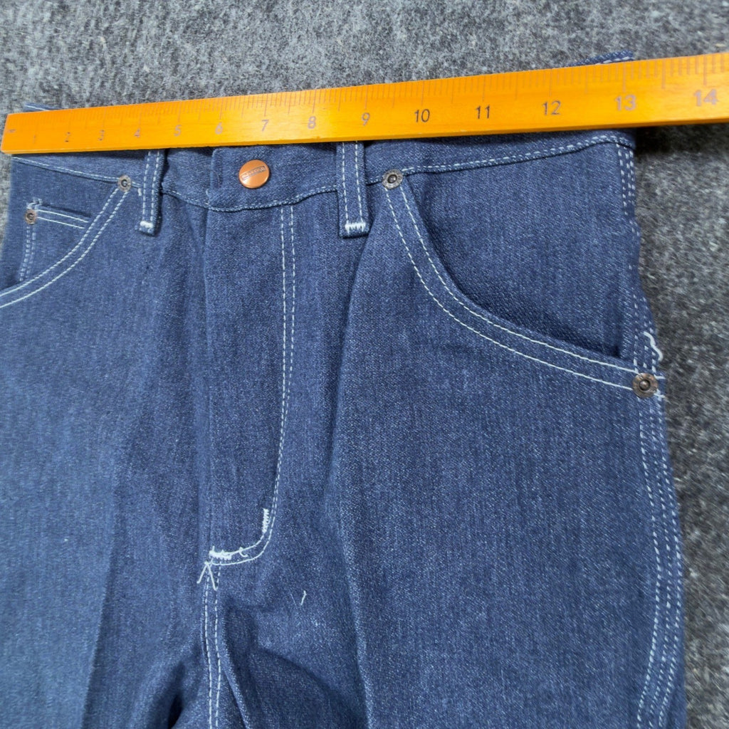 Maverick Vintage 70s Straight Leg Jeans Boys 16 Blue Cotton Blend NWT - take2supply