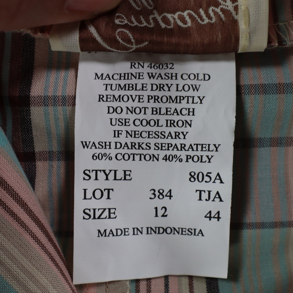 Company Collection Blazer Womens 12 Pastel Plaid Cotton Blend Unlined Jacket NWT - take2supply