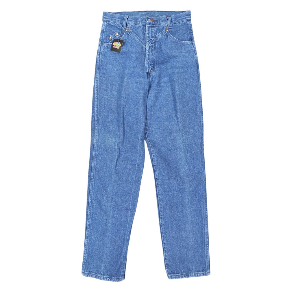 Wrangler Jeans Women 11/12 Blue Excellent Vintage High Rise Western Denim - take2supply