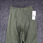 Lucia Trousers Womens Size 8 Y2K Cactus Green Stretch Pleated Straight Leg Pants - take2supply