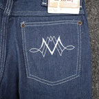 Maverick Straight Leg Jeans Boys 14 Regular Vintage 70s Blue Deadstock USA Made - take2supply