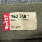 Levi's Y2K 550 Relaxed Tapered Jeans Womens 12 Olive Green NWT Stretch Deadstock - take2supply