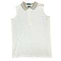 Dunbrooke Vintage Sleeveless Polo Shirt Women M Ivory Cotton New Made in USA - take2supply