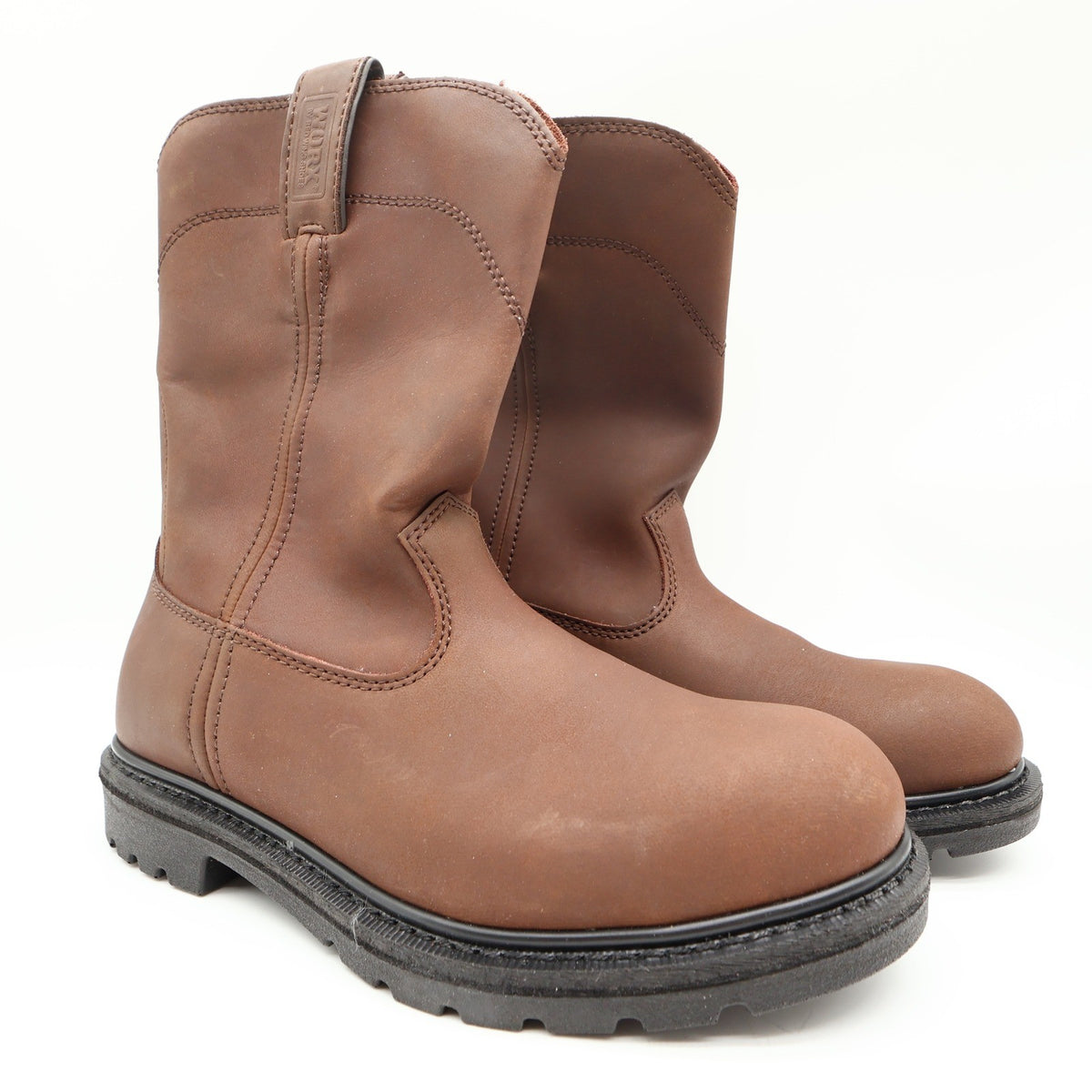 Worx by Red Wing 5701 Steel Toe Work Boots Mens 9.5 Brown Leather New NIB - take2supply