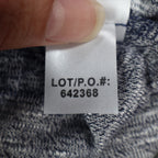 Tribal Top Womens Small New Ink Blue Space Dye Back Pleat Long Sleeve Knit C1101 - take2supply