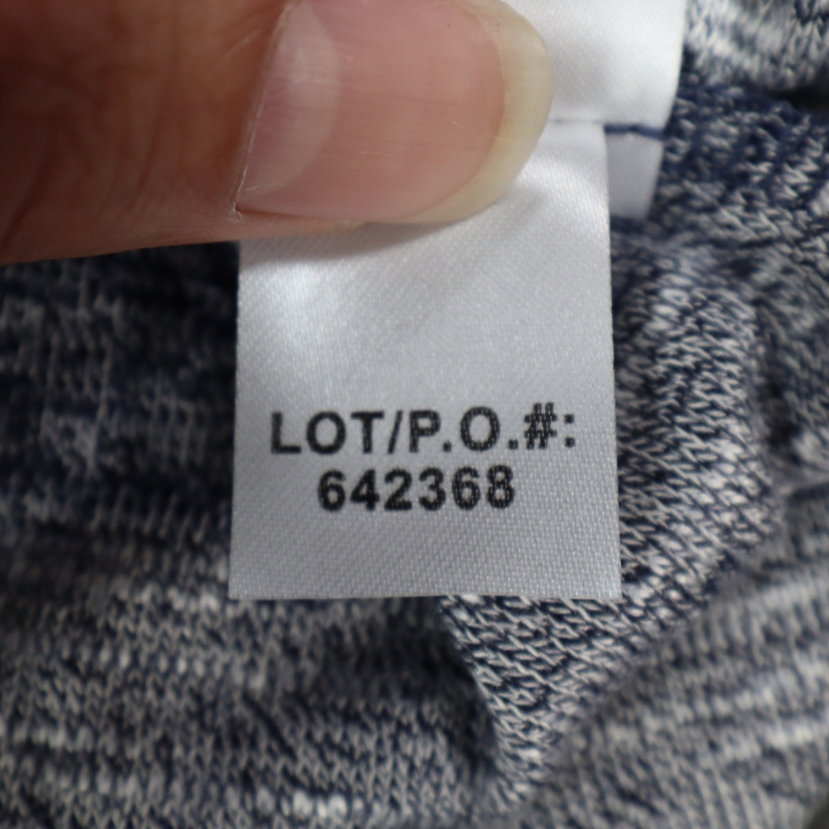 Tribal Top Womens Small New Ink Blue Space Dye Back Pleat Long Sleeve Knit C1101 - take2supply