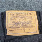 Levi's Vintage 90s 550 Relaxed Fit Jeans Kids 4 Black Made in USA NWT - take2supply