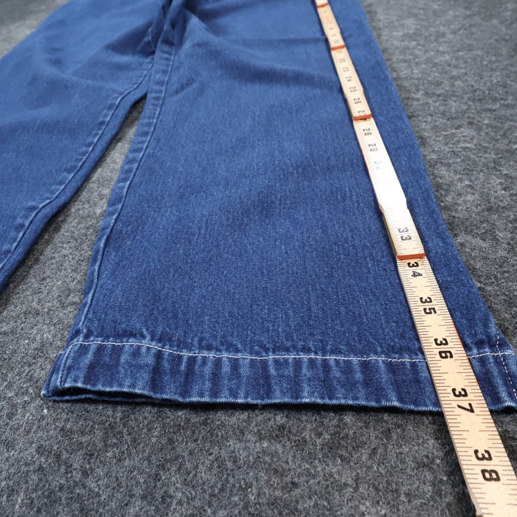 Lauren Jeans Co Ralph Lauren Jeans Womens 14 Blue Cotton Straight Classic Denim - take2supply