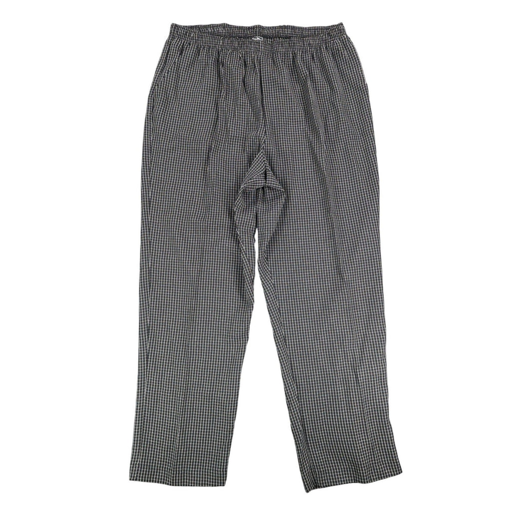 Southern Lady Pants Womens XL Black White Grid Check Elastic Waist NWT NOS - take2supply