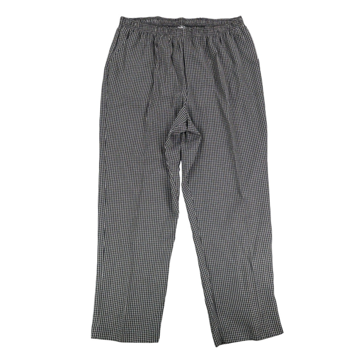 Southern Lady Pants Womens XL Black White Grid Check Elastic Waist NWT NOS - take2supply