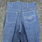 Maverick Vintage 70s Boot Flare Jeans Boys 16 Regular Blue Denim NWT Deadstock - take2supply