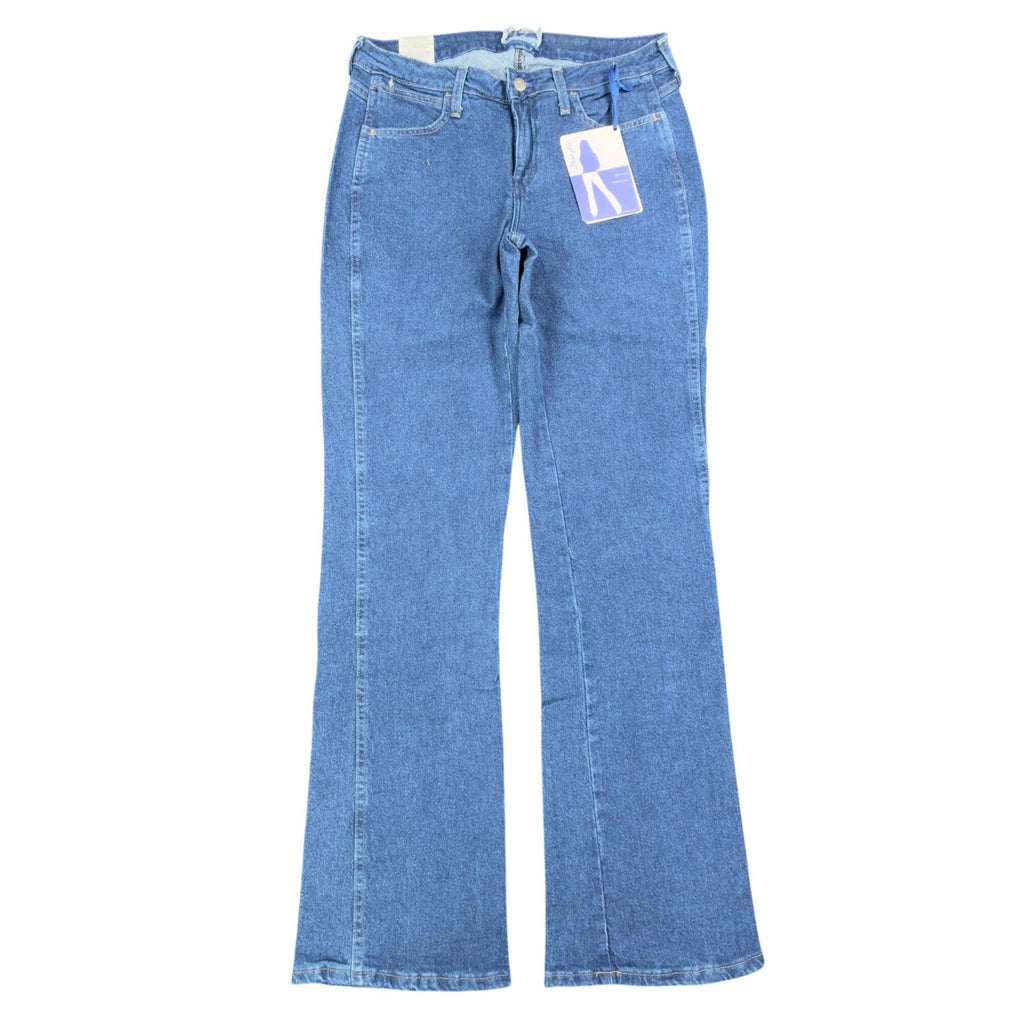 Wrangler Y2K Cowboy Cut Jeans Womens 7/8 x 34 Blue Denim Bootcut NWT - take2supply