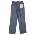 Haggar Stuff Pleated Dress Pants Mens 33x32 Vintage 90s Navy Wool Blend NWT - take2supply