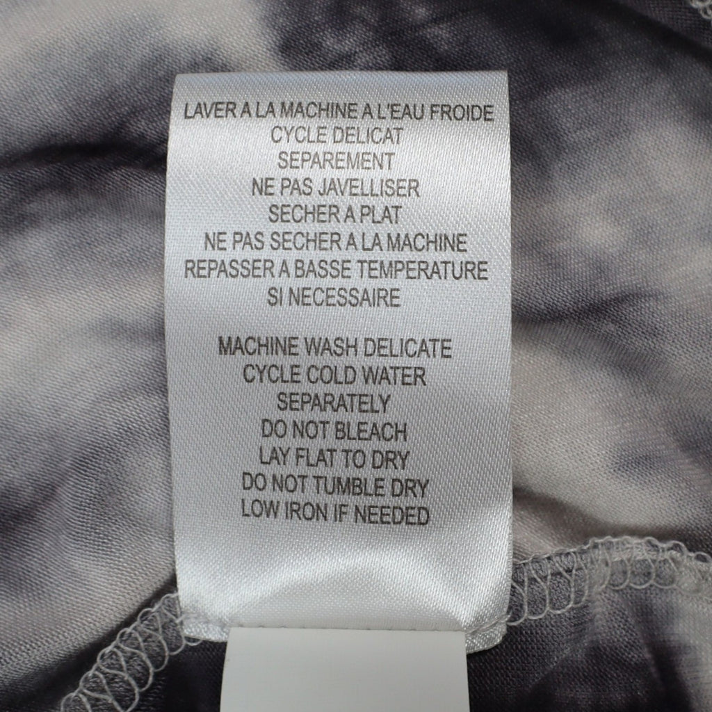 Tribal Cardigan Womens Small Gray Tie Dye Open Front Lightweight Jersey Knit NEW - take2supply