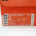 Nike Shox Turbo 9 GS Kids Size 4Y Vintage 2009 Black Running Shoes 366793-001 - take2supply