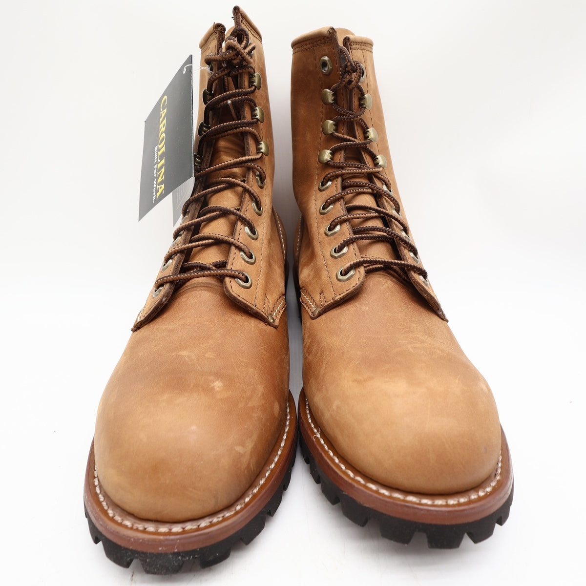 Carolina Logger Boots Mens 9 2E Brown Leather Steel Toe Work Boots NWT 8585 - take2supply