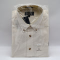 Port City Khakis Shirt Mens XL Vintage Cream Cotton Short Sleeve Button Down - take2supply