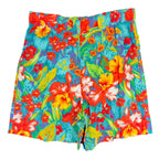 Vintage That's Me Shorts Womens 5/6 90s Hawaiian Tropical Floral Cotton NWT - take2supply