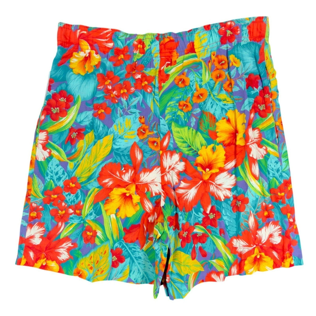 Vintage That's Me Shorts Womens 5/6 90s Hawaiian Tropical Floral Cotton NWT - take2supply