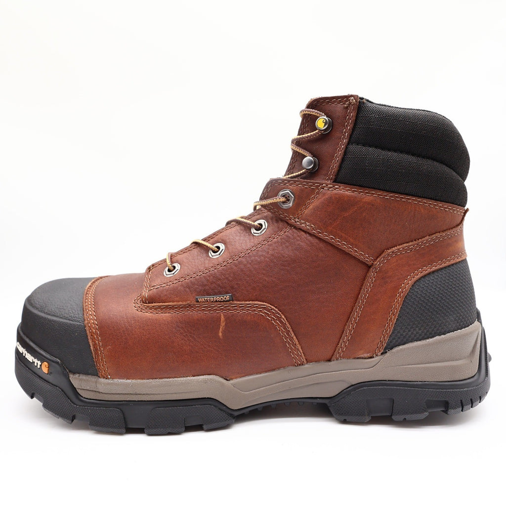 Carhartt CME6355 6-Inch Waterproof Work Boot Mens 13 Brown Leather New - take2supply