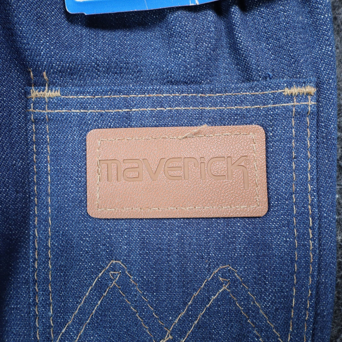 Young Maverick Jeans Size 4 Vintage 70s Blue Denim Bootcut Deadstock USA Made - take2supply