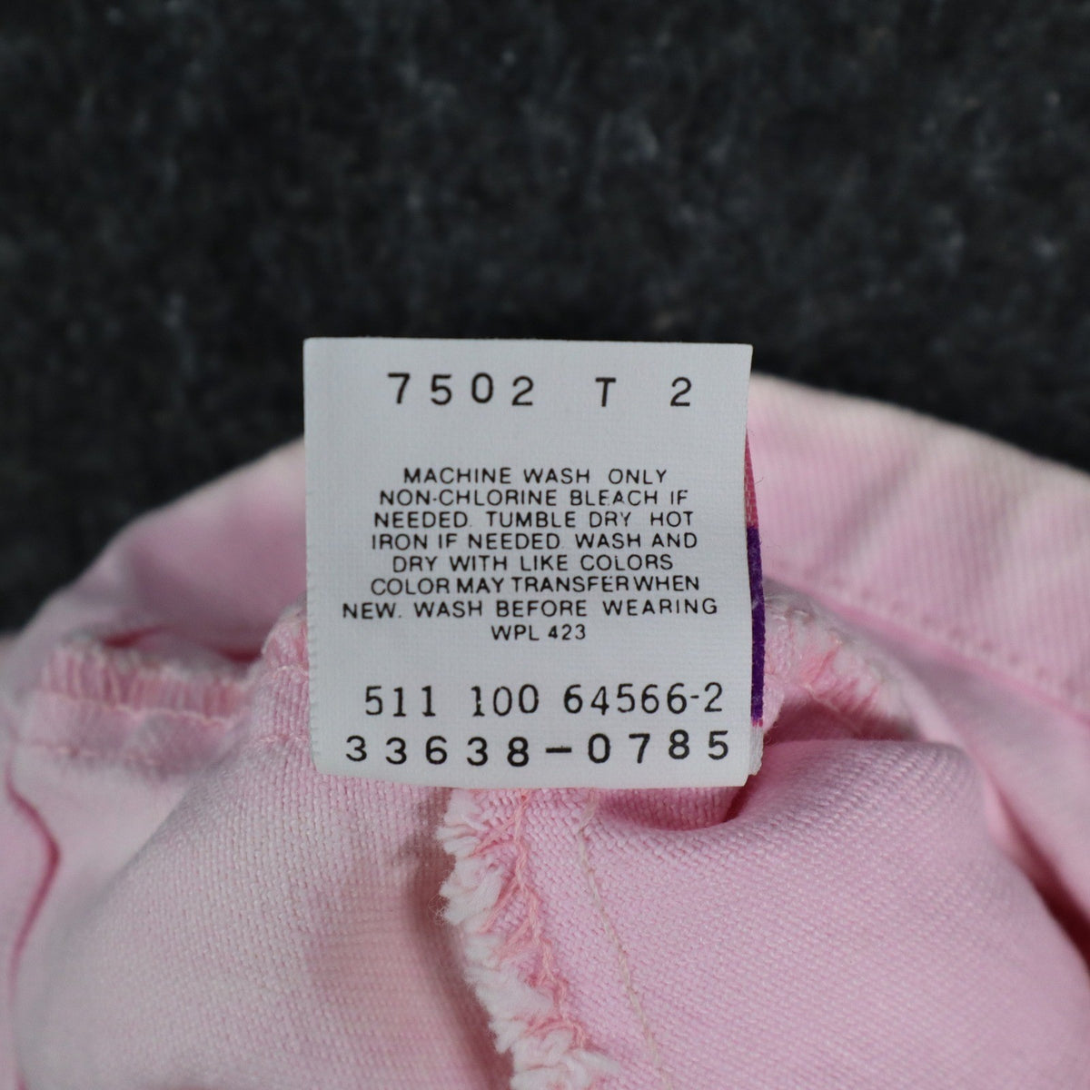 Levi's Denim Shorts Toddler 2T Vintage 90s Pink Cotton Pleated 900 Series USA - take2supply