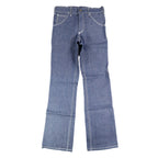 Key Jeans Vintage Womens 27 M Blue Red Embroidered Flare Jeans NWT - take2supply