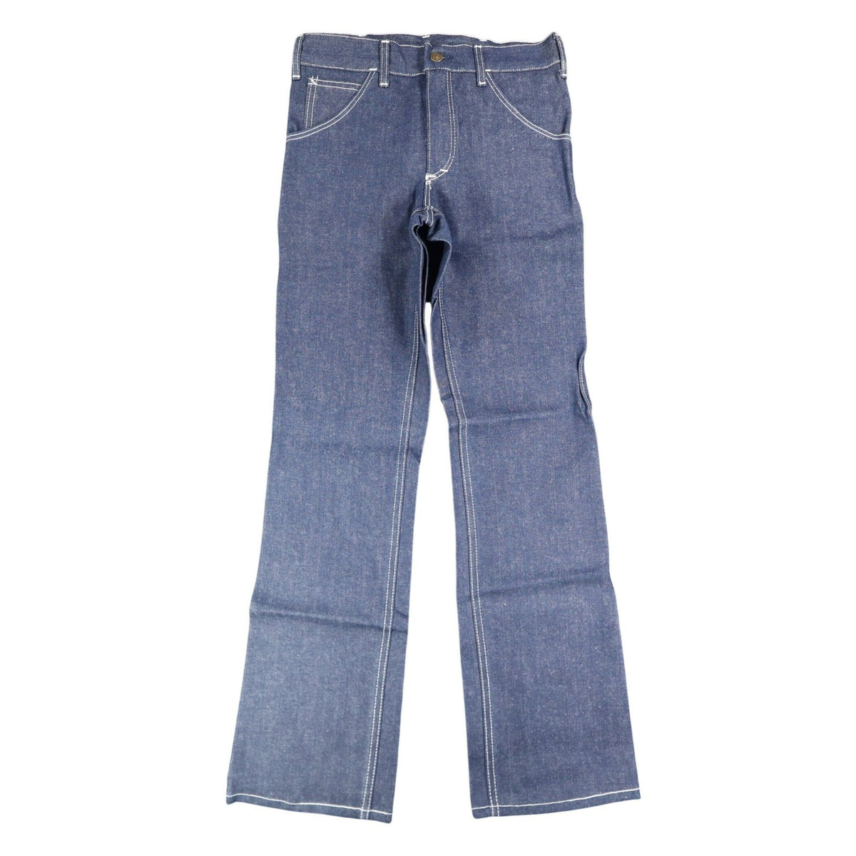 Key Jeans Vintage Womens 27 M Blue Red Embroidered Flare Jeans NWT - take2supply