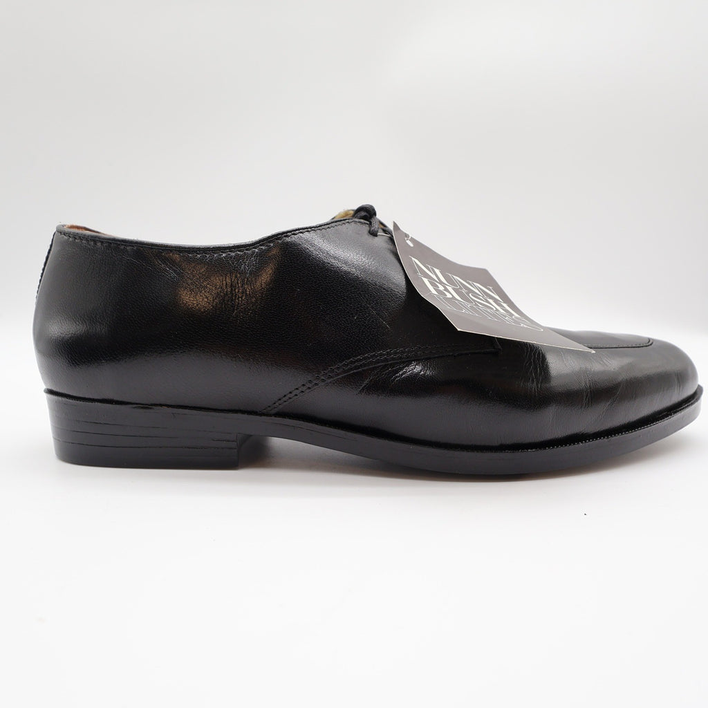 Nunn Bush Lites Dress Shoes Mens 8 M Vintage Black Kidskin Leather Moc Toe 73931 - take2supply