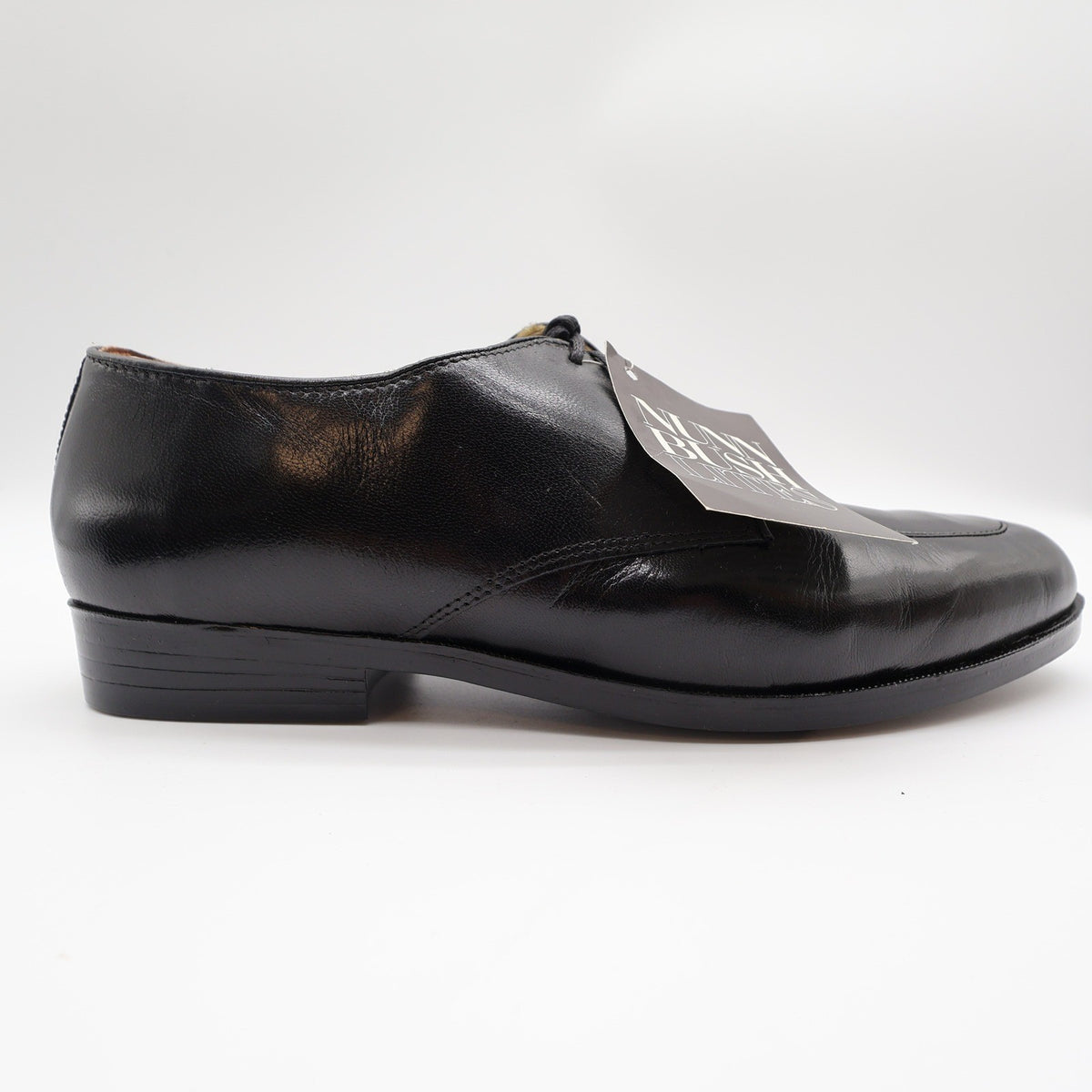 Nunn Bush Lites Dress Shoes Mens 8 M Vintage Black Kidskin Leather Moc Toe 73931 - take2supply